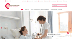 Desktop Screenshot of marien-krankenhaus.de