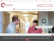 Tablet Screenshot of marien-krankenhaus.de
